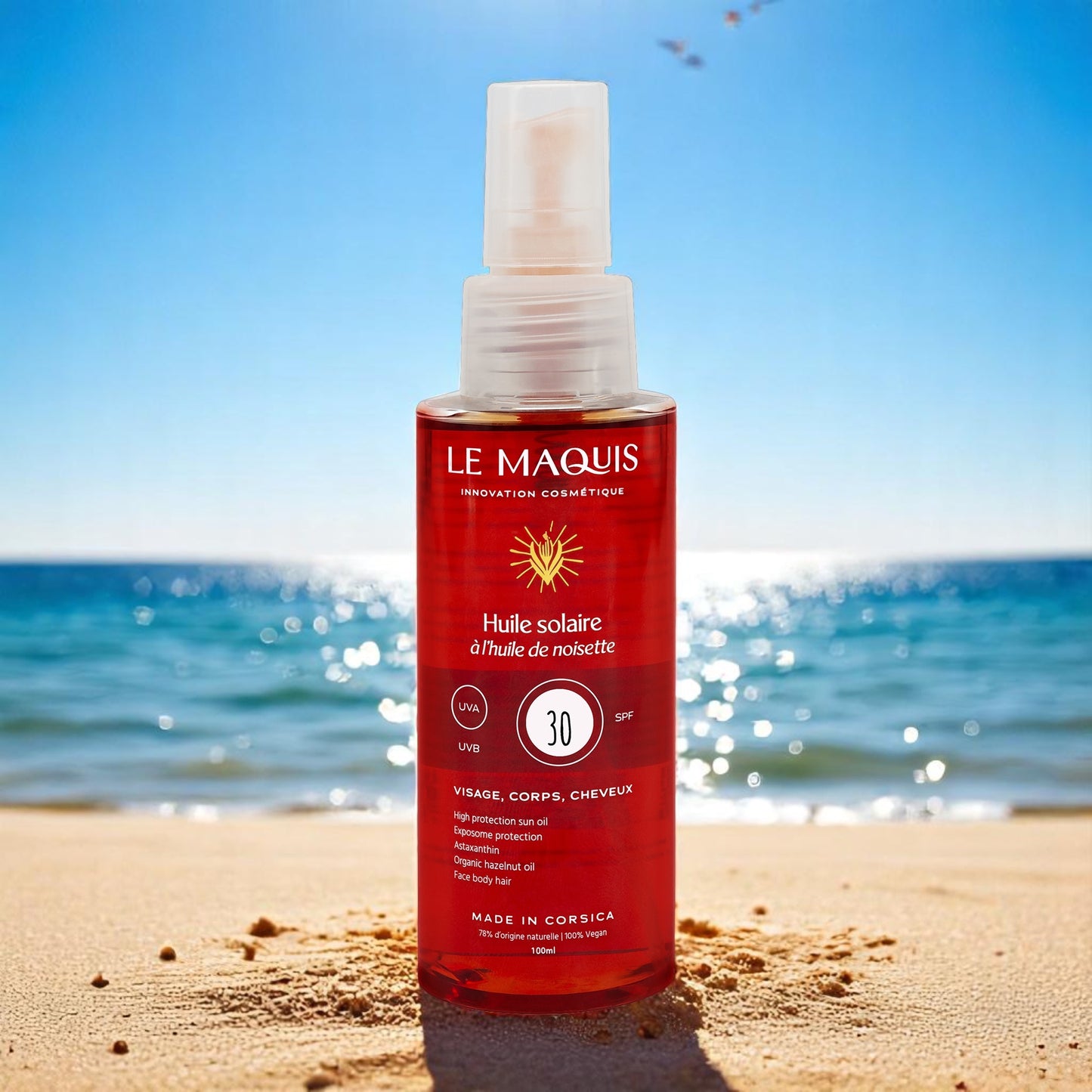 Huile Solaire SPF 30 - Le Maquis