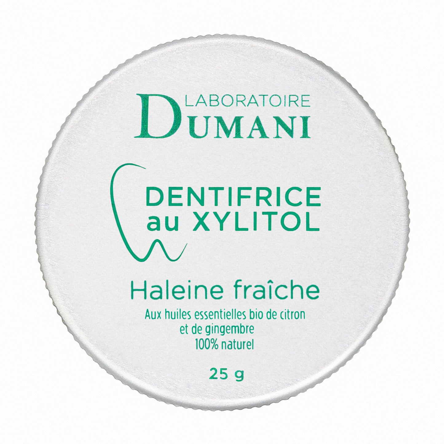 Dentifrice au Xylitol Citron Gingembre Haleine Fraîche