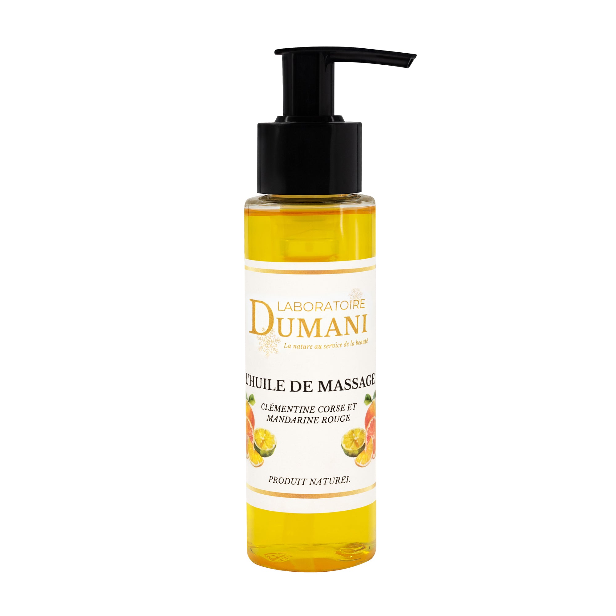 Huile de Massage Naturelle Clémentine