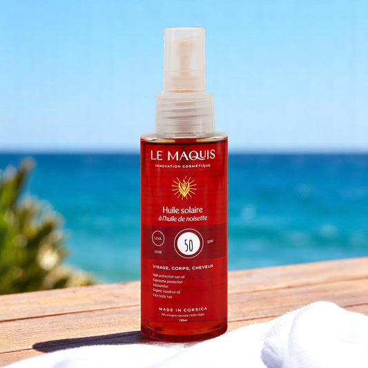 Huile Solaire SPF 50 - Le Maquis