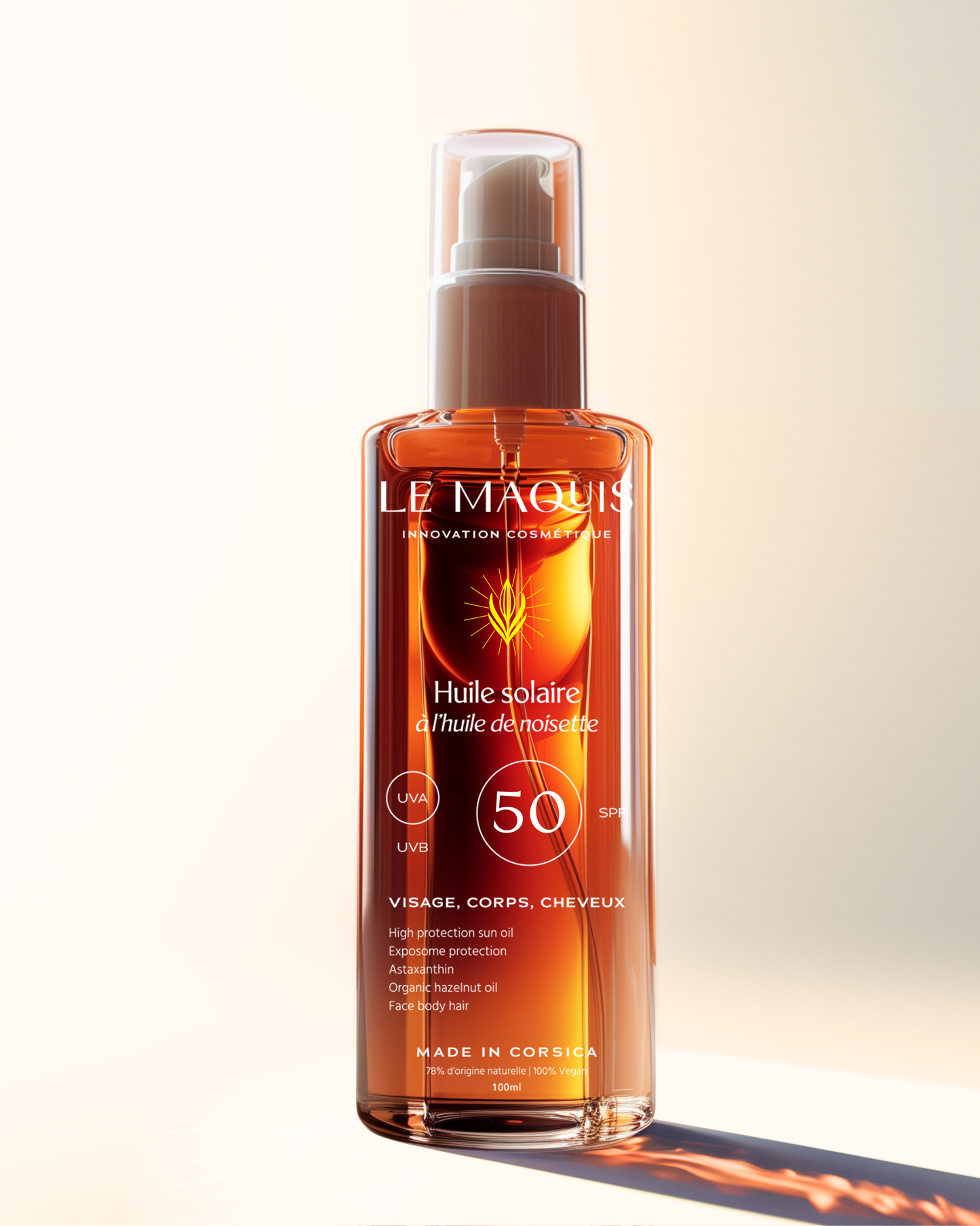 Huile solaire Le Maquis SPF 50