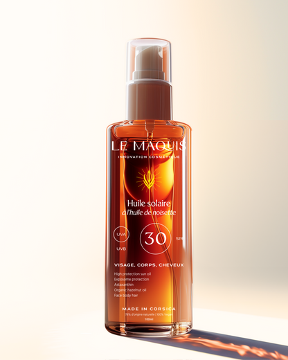 Huile solaire Le Maquis SPF 30